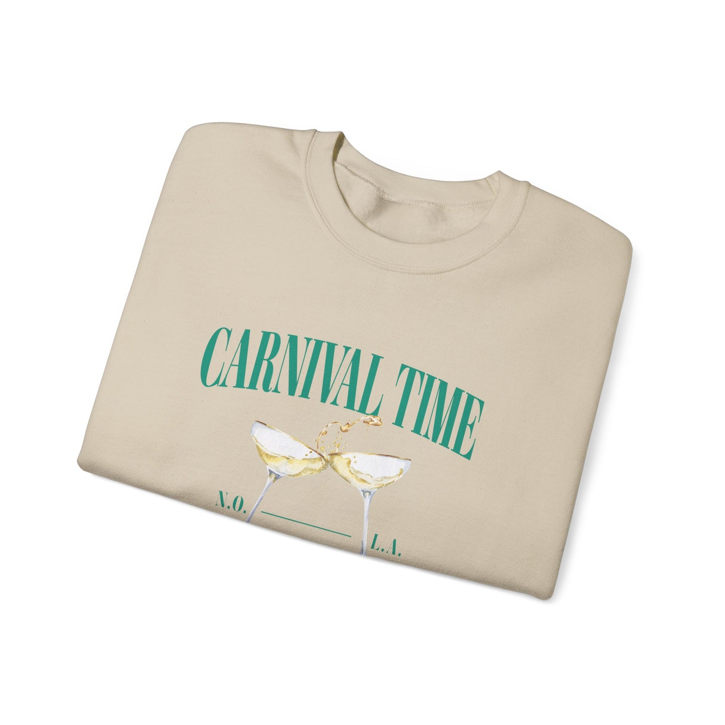 Mardi Gras Carvinal Time Sweatshirt