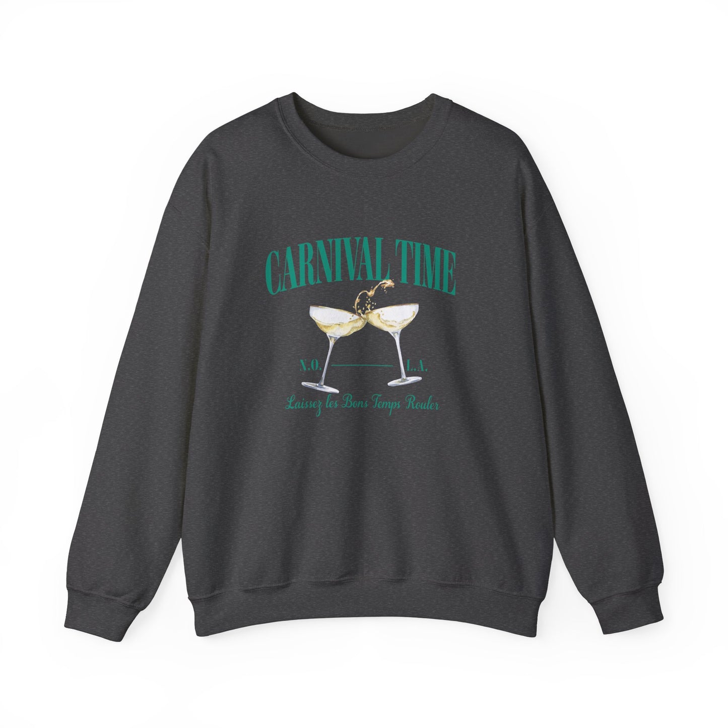 Mardi Gras Carvinal Time Sweatshirt