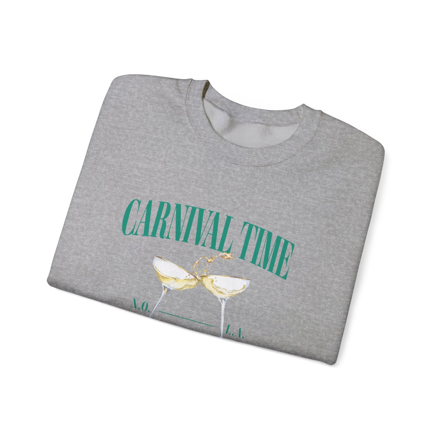 Mardi Gras Carvinal Time Sweatshirt