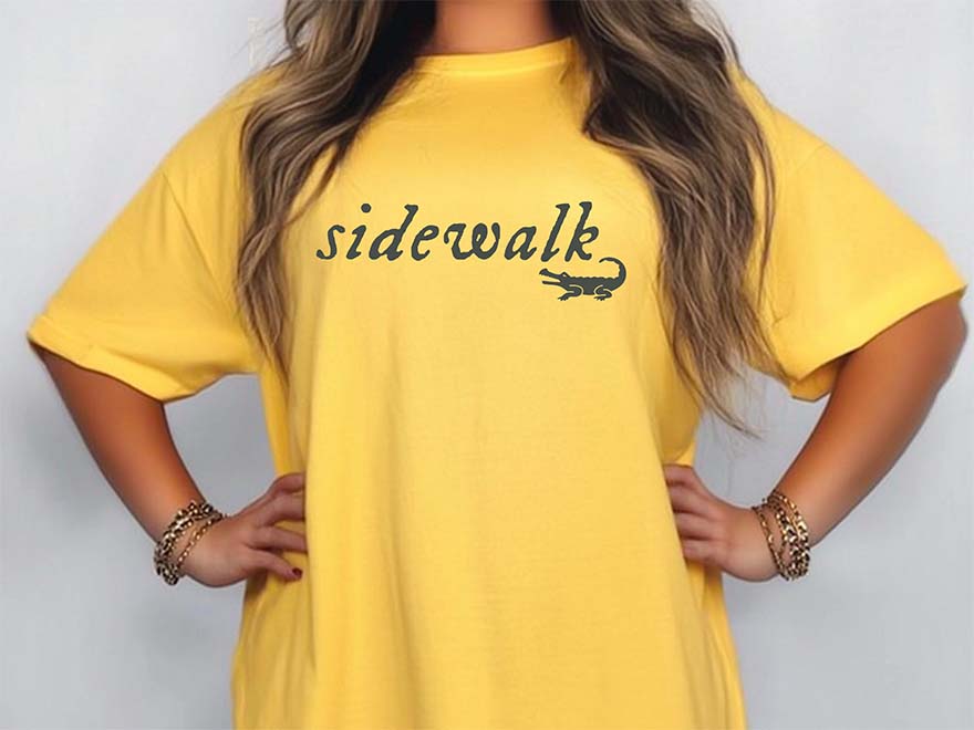 Sidewalk Side Crop Top / T-Shirt