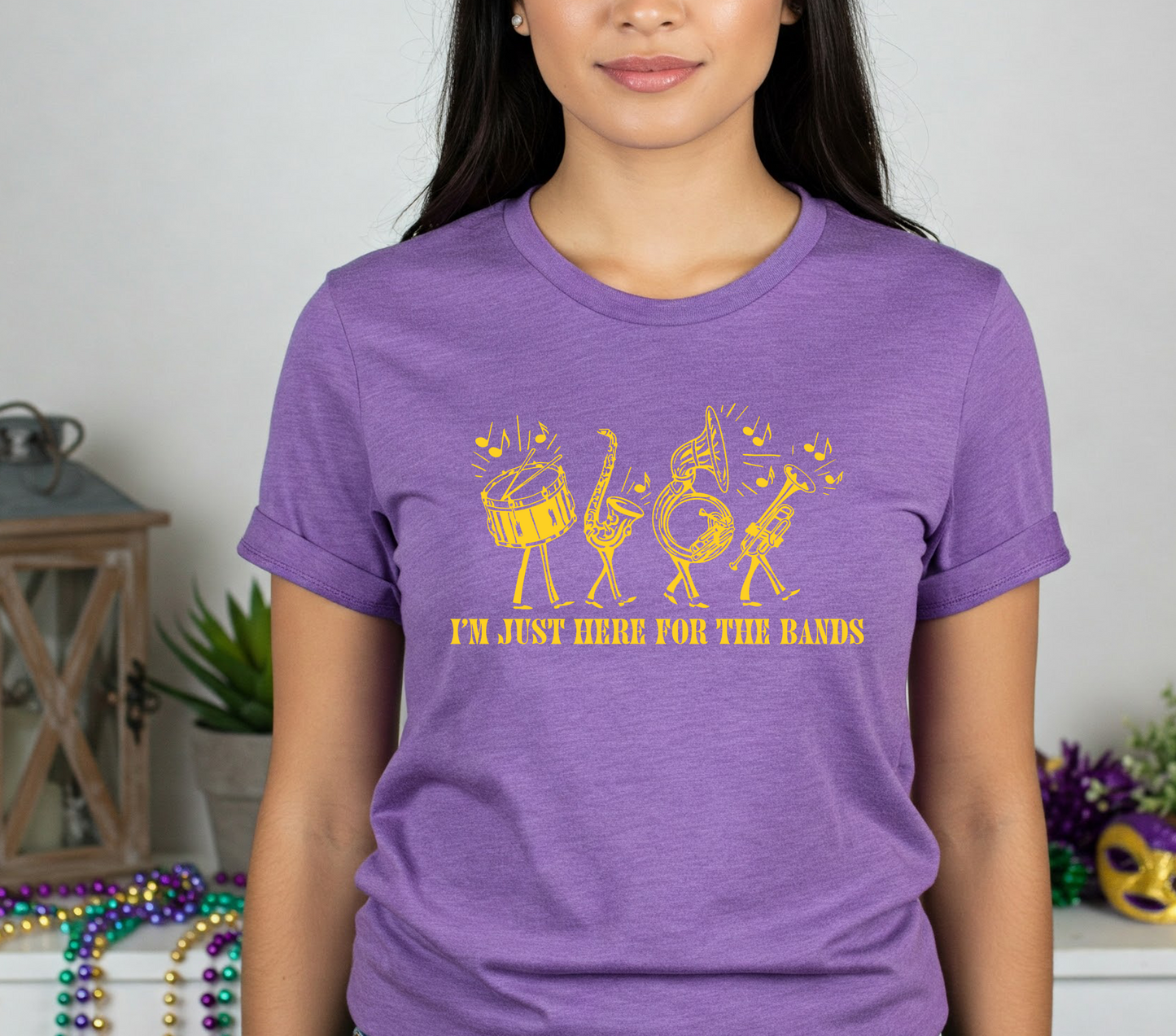 Marching Band Mardi Gras Parade T-Shirt