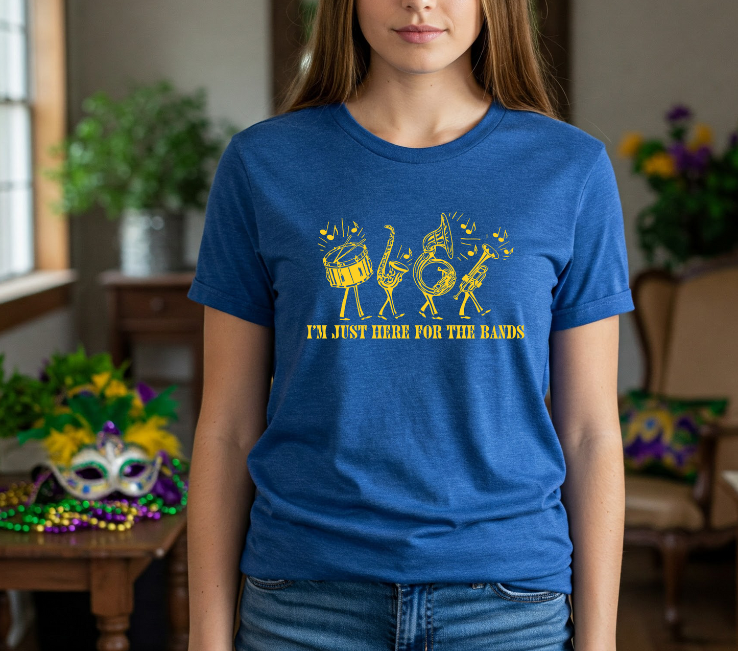 Marching Band Mardi Gras Parade T-Shirt