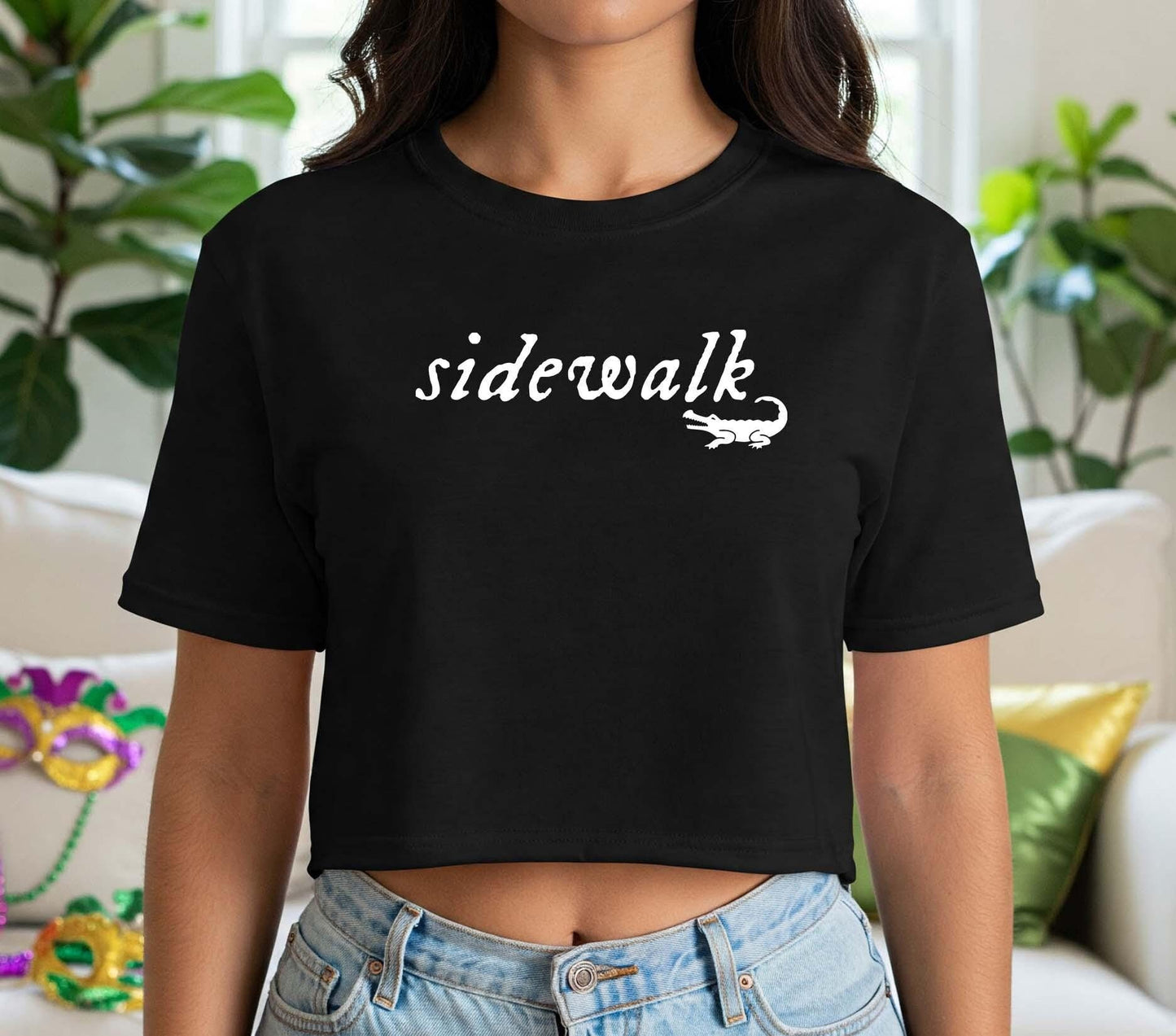 Sidewalk Side Crop Top / T-Shirt