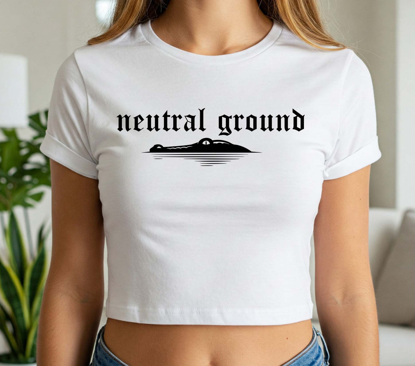 Neutral Ground Women's T-Shirt / Crop Top